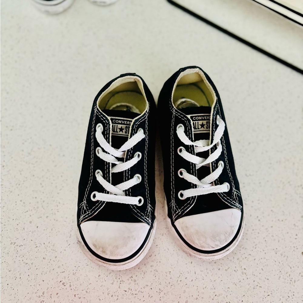 Converse Black and White High-Top Sneakers